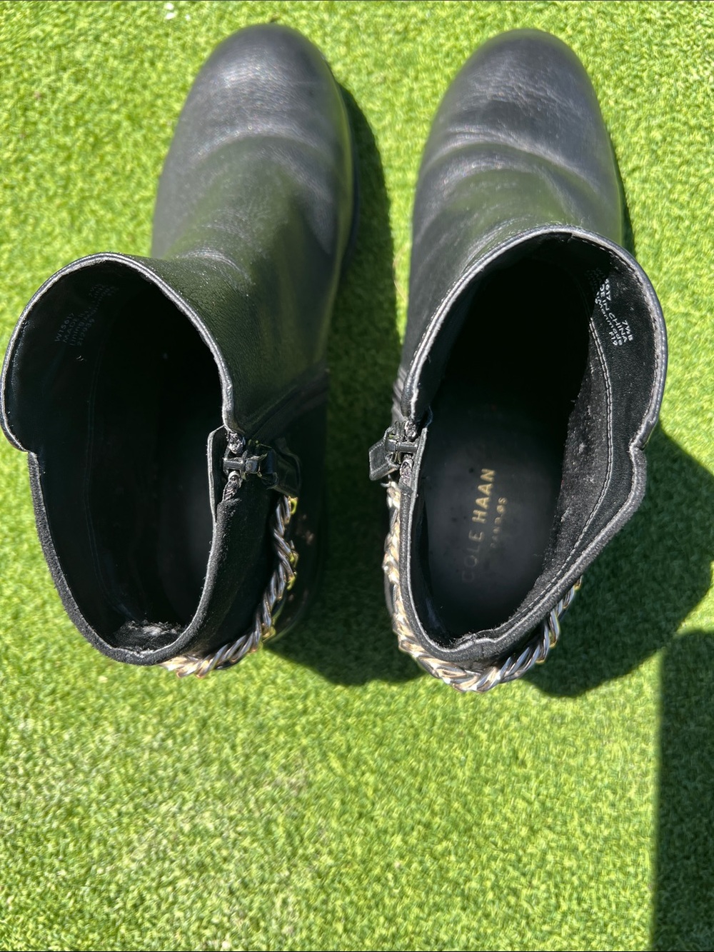 Cole Haan Black Ankle Boots - Picture 5 of 14